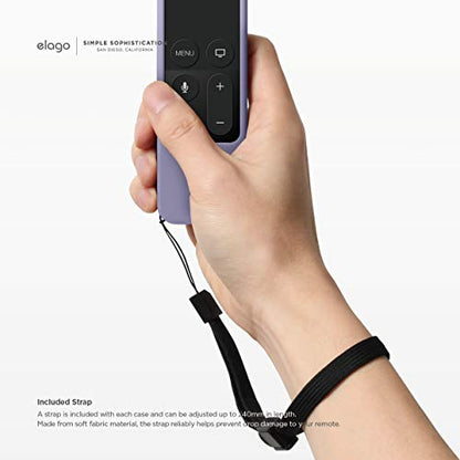 elago R1 Intelli Case for Apple TV 4K Siri Remote 1st Gen - color: Lavender Grey
