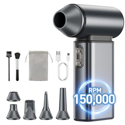 Compressed Air Duster Electric 150000RPM Super Power Mini Air Blower