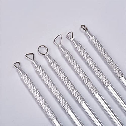 14PCS Ceramic Pottery Clay Ribbon Sculpting Tool Kit with Feather Wire Texture and Needle Detail Tools for Carving,Modeling,by Augernis