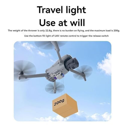 Drone Airdrop System for DJI Air 3S Photosensitive Thrower Transport Delivery Payload Release Air Dropping Device