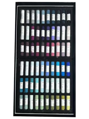 Artists' Soft Pastel stick Box Set of 120 Assorted Colors Smooth and Blendable, Fade-Resistant