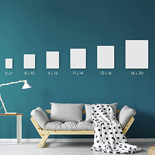 ARTEZA Gouache Colors and Canvases Bundle, Painting Art Supplies for Artist, Hobby Painters & Beginners