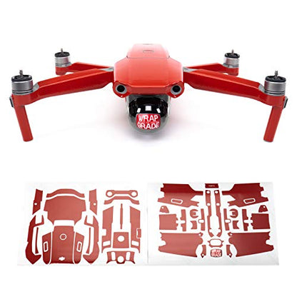 Wrapgrade Main Unit Skin Compatible with DJI Mavic Air 2 (Super RED) - color: Super Red