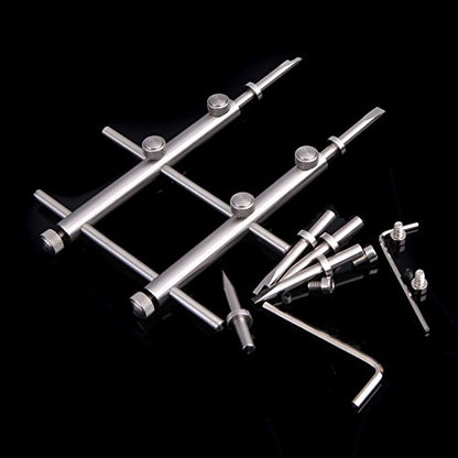 Andoer DSLR Professional Camera Lens Spanner Wrench Opening Opening Tool 3 Tips 10-100 mm for Canon Nikon Sony Olympus