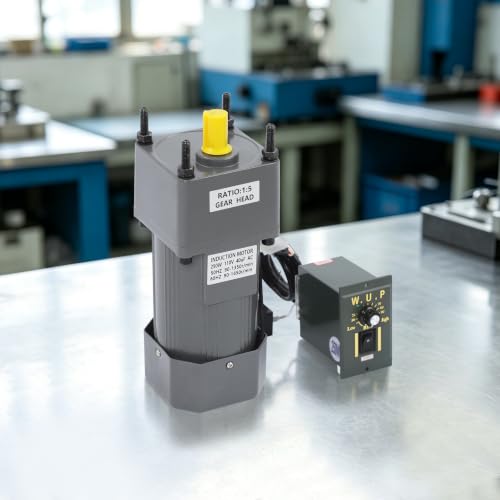0-270RPM 250W 5K AC Variable Speed Gear Reduction Motor with Controller - color: 250W 5K