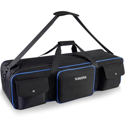 YOREPEK 40.5" Heavy Tripod Carrying Case Bag with 2 Padding Protective Pads - color: 40.5*9.5*9.5
