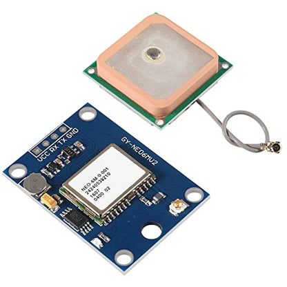 2Pcs GY-NEO6MV2 NEO-6M GPS Module with Flight Control for EEPROM MWC APM2.5 Large Antenna NEO6MV2 - color: NEO-6M