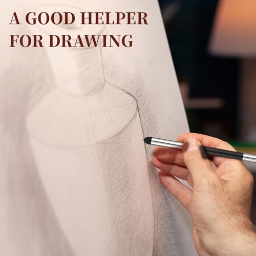 Oil Pastel Blending Tools, Dual Tip Drawing Art Oil Pastels Blender (4, Black) - color: 4 PCS