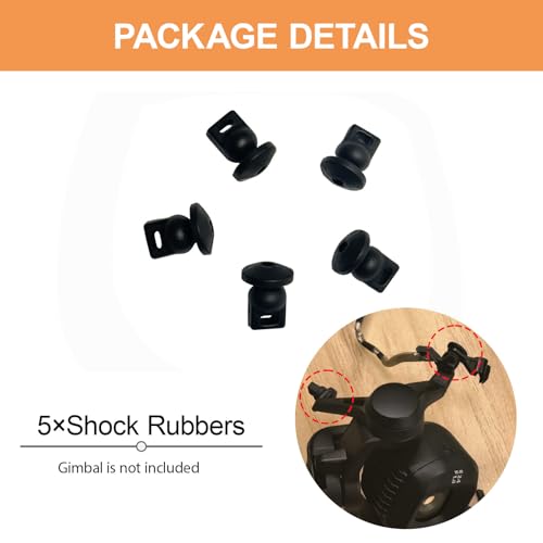 Replacement Gimbal Shock Rubber Damper for DJI Mini 5 Pro Gimbal Camera Shock Absorber Spare Parts Drone Body Accessories(5 Pcs)