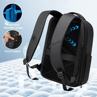 FENRUIEN Expandable Laptop Backpack for Men, 15.6 Inch USB Charging Work Backpack for Business/Commute/Travel - style: Expandable Backpack