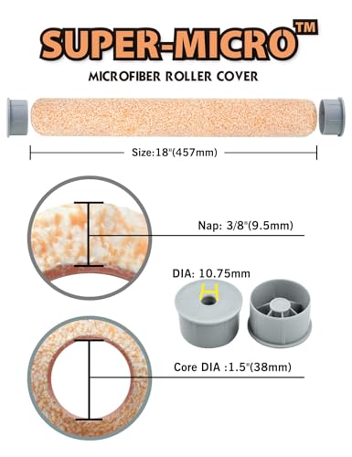 ROLLINGDOG 12 Inch Paint Roller Kit Large Paint Bucket and Roller - color: 21 PC paint roller kit