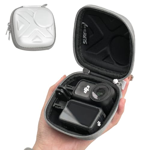 Hard Carrying Bag for DJI Osmo Nano,Mini Portable Storage Protector Case with Hand Strap for DJI Osmo Action 6/5 Pro/4/3 (Silver) - color: Silver