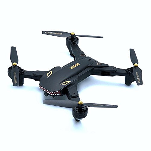 Quadcopter Drone with HD Camera RTF 4 Channel 2.4GHz 6-Gyro with Altitude Hold Function,Headless Mode and One Key Return Home, Color Black (Black)