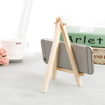 4 PCS Mini Wood Display Easels, Small Wooden Easel Stands