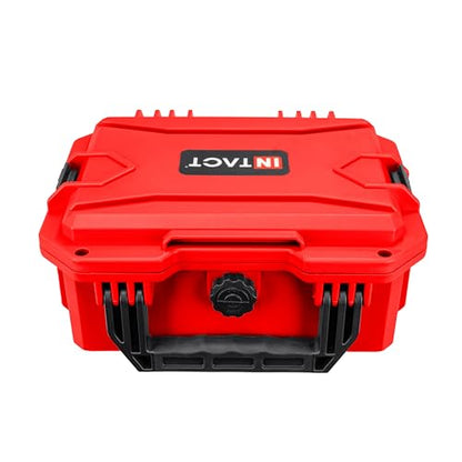 Eylar 11.8" Intact Series Compact Hard Camera Case, Lightweight and Durable Stacker Design with Foam (Red) - color: Red