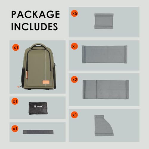 TARION Camera Backpack for Photographers Compact 15L, TB04 Green - color: Green