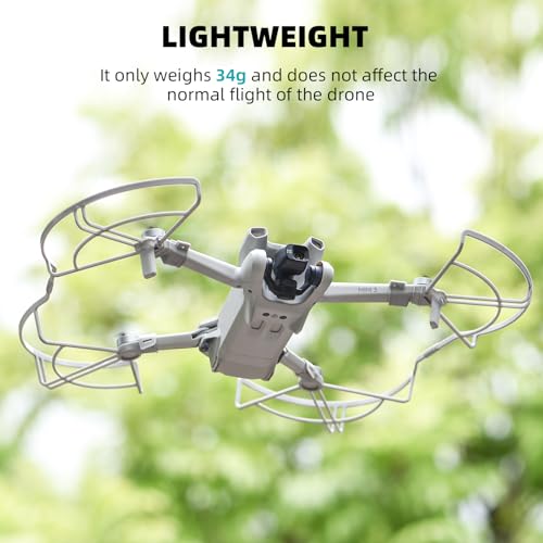 BRDRC Mini 3 Pro/Mini 3 Propeller Guard,Quick Release Prop Protector Lightweight Anti-Collision Blade Bumper for DJI Mini 3 / Mini 3 Pro Accessories