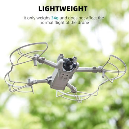 BRDRC Mini 3 Pro/Mini 3 Propeller Guard,Quick Release Prop Protector Lightweight Anti-Collision Blade Bumper for DJI Mini 3 / Mini 3 Pro Accessories
