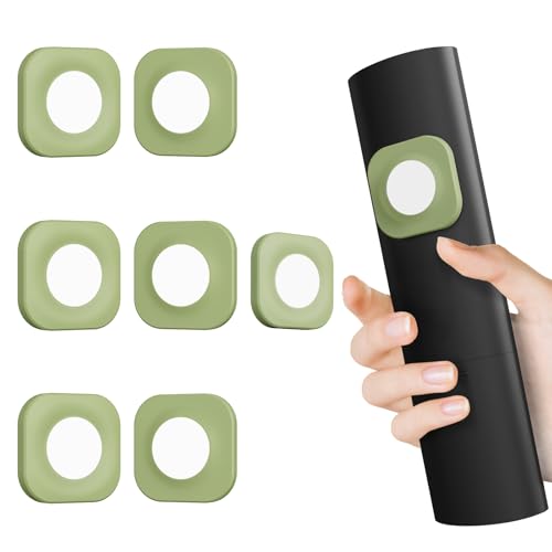 Magnetic Remote Control Holder Wall Mount for TV Fan 6 Pack Green - color: 6 Green, size: Square
