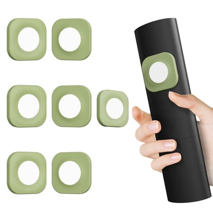 Magnetic Remote Control Holder Wall Mount for TV Fan 6 Pack Green - color: 6 Green, size: Square