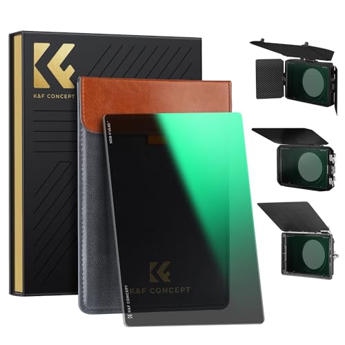 K&F CONCEPT 4" x 5.65" Square ND8 Filter Compatible with Matte Box