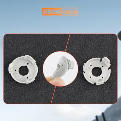 for DJI Mini 4 Pro Gimbal Shock Absorption Rubber Replacement for DJI Mini 4 Pro Damper Rubber Gimbal Camera Shock Absorber Drones Accessories Parts with Tools(Left and Right)
