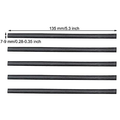 MyLifeUNIT Vine Charcoal Sticks, Willow Sketch Charcoal Pencils for Drawing, Pack of 25 (7-9 MM Dia)