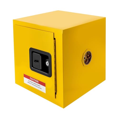 Flammable Safety Storage Cabinet 13"x13"x13" Industry Hazardous Materials - size: 13"*13"*13"