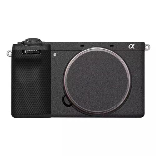 Alpha 6700 Camera Body Sticker Protective Skin Vinyl Film Decals Accessories for Sony A6700 (Leather Black) - color: Leather Black