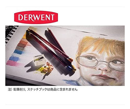 Derwent Pastel Pencils, 4mm Core, Metal Tin, 12 Count (32991) - size: 1 Count (Pack of 12)