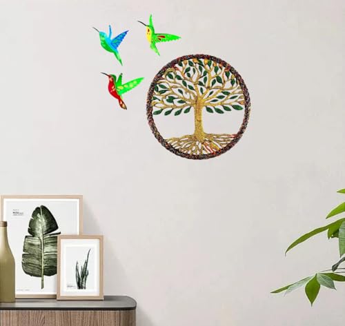 Tree of Life Hummingbird Wall Hanging Epoxy Resin Silicone Mold5918+7072