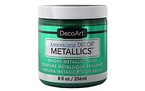 Decoart DECADMTL-36.17 AmericanaDecoMetallic8ozEmerld, None - color: Emerald, size: 8 Fl Oz (Pack of 1)