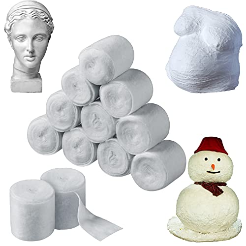 Nuanchu 12 Rolls Medical Cotton Cast Padding Plaster Cloth(2 Inch X 8.8 ft) - size: 2 Inch x 8.8 ft