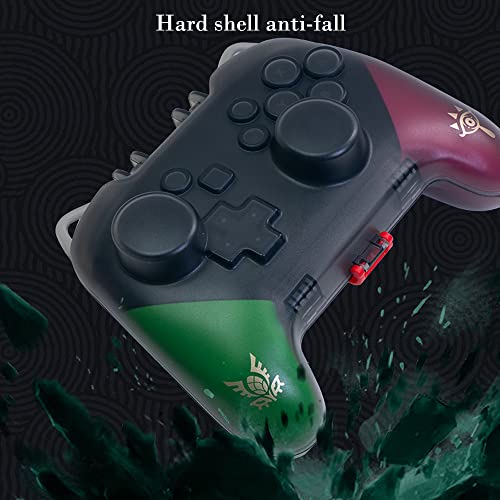 PERFECTSIGHT Switch Pro Controller Protective Case, Cute Cat Ear Hard Shell Joystick Protector Carrying Case, Heavy Duty Switch Accessory Protective Cover Travel Stroage Case - Black - color: Matte Black