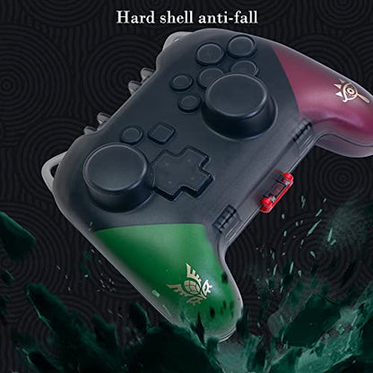 PERFECTSIGHT Switch Pro Controller Protective Case, Cute Cat Ear Hard Shell Joystick Protector Carrying Case, Heavy Duty Switch Accessory Protective Cover Travel Stroage Case - Black - color: Matte Black
