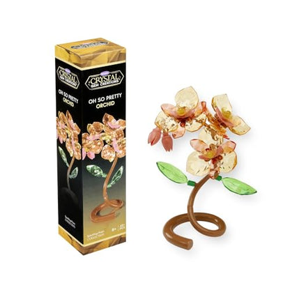 RoseArt Crystal Gem Creations Orchid Flower Kit, Ages 8+ - style: Orchid Flower
