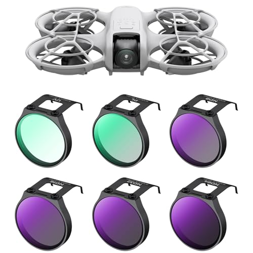 K&F CONCEPT ND & CPL Filter Set Compatible with DJI NEO - style: UV+CPL+ND8+ND16+ND32+ND64