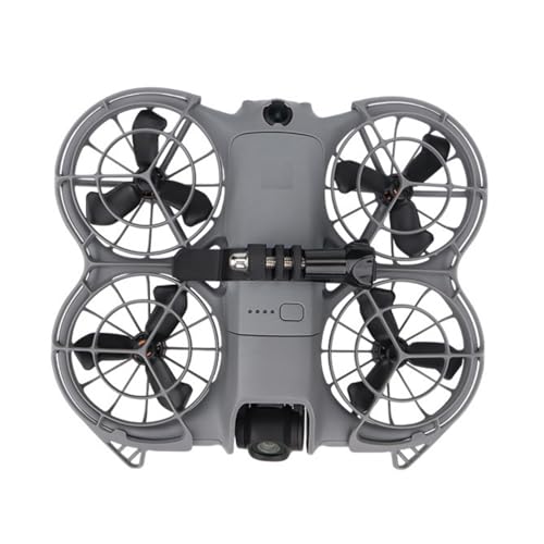 Top Mount Expansion Bracket for DJI NEO 2, Fixed Snap-on Clamp Holder for Go Ultra Action Camera