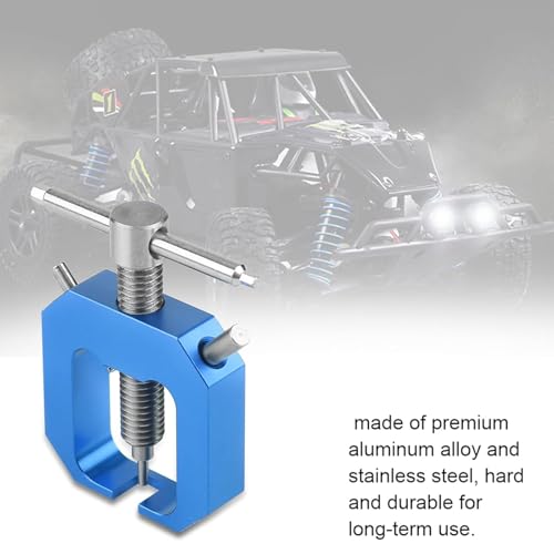 Mini Gear Pullers, RC Pinion Bearing Puller Stainless Steel Small Gear Puller Professional Tool Remover for RC Drift Wheels Motor Upgrade (Blue) - color: blue