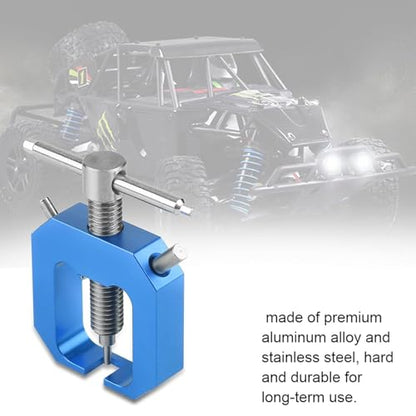 Mini Gear Pullers, RC Pinion Bearing Puller Stainless Steel Small Gear Puller Professional Tool Remover for RC Drift Wheels Motor Upgrade (Blue) - color: blue