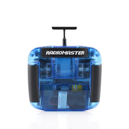RadioMaster Boxer Crush EdgeTX 2.4G 16CH Remote Controller ELRS with AG01 Hall Gimbals (Glacier Blue) - color: Glacier Blue