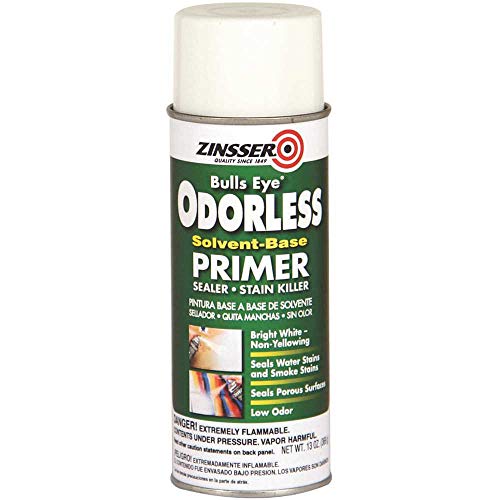 6-Pack of 13 oz Zinsser 03959 White Zinsser, Bulls Eye Oil-Based High Hide Stain Blocking Primer