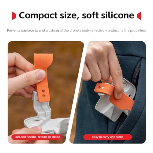 Propeller Holder for DJI LITO 1 / LITO X1 Drone Propellers Fixator Paddle Guard Strap Blade Protector Lock Stabilizer Bundle for DJI LITO X1 / LITO 1