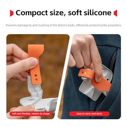 Propeller Holder for DJI LITO 1 / LITO X1 Drone Propellers Fixator Paddle Guard Strap Blade Protector Lock Stabilizer Bundle for DJI LITO X1 / LITO 1