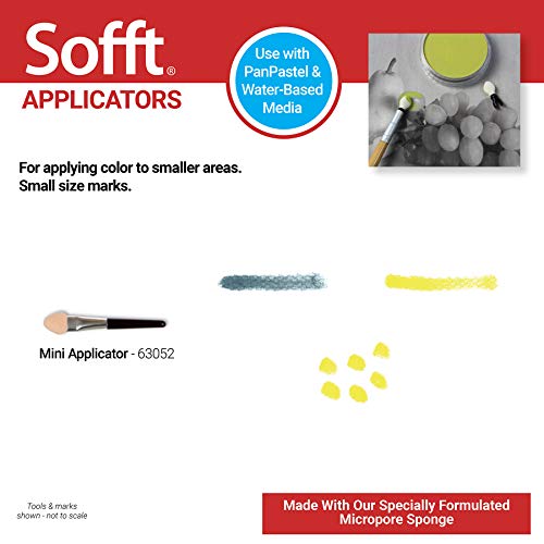 PanPastel Sofft Artist Tools by Golden, Mini Applicators, Pack of 12