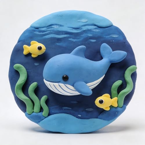 Blue Air Dry Foam Clay 1.1lbs/500g, Soft & Easy to Mold - color: Blue