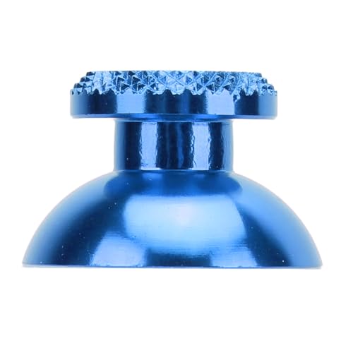 Pomya Thumbsticks for Controller, 2Pcs Metal Thumb Grip Replacement for Handheld Game Console, Aluminum Alloy Analog Thumb Sticks Accessories (Blue) - color: Blue