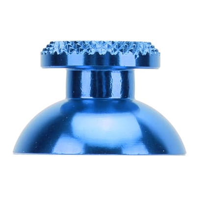 Pomya Thumbsticks for Controller, 2Pcs Metal Thumb Grip Replacement for Handheld Game Console, Aluminum Alloy Analog Thumb Sticks Accessories (Blue) - color: Blue