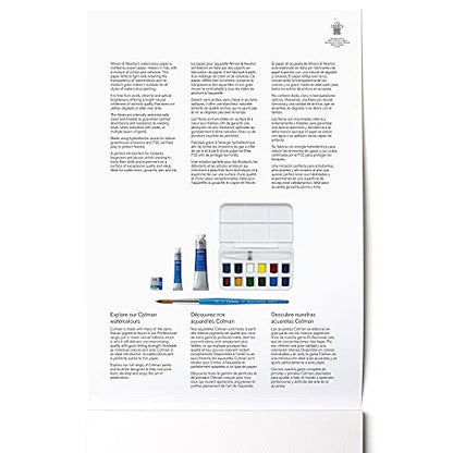 Winsor & Newton Professional Watercolor Paper Pad, 9" x 12", Natural White - size: 9" x 12", style: Side Glued