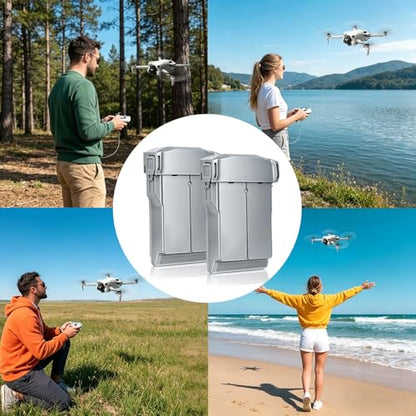 5000mAh Mini 5 Pro/4 Pro/3 Battery,(2 Pack) 52 Mins Max Flight Time Replacement Intelligent Flight Battery,Compatible with DJI Mini 5 Pro Drone - size: Battery*2